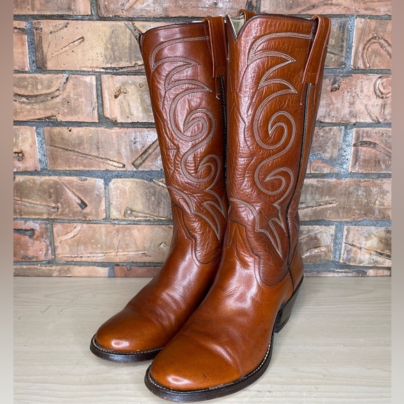 Handmade Women’s  Western Cowboy Riding Boots Size 7B - Picture 2 of 10